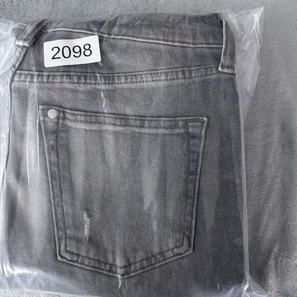 H&M Skinny Jeans Womens Size 30/32 Distressed Acid Wash Denim Gray - Picture 12 of 12